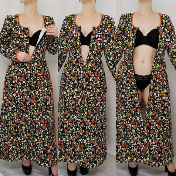 SOLD🌈1970s Lanz of Salzberg quilted floral maxi - Picture 3 of 14